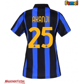 Inter Milan Manuel Akanji #25 Tricou Fotbal Replică 2026-27 Femei Acasa